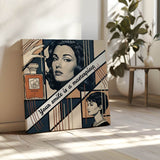 Your smile is a masterpiece - Leinwand