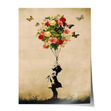Flower Balloon - Poster