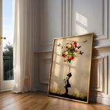 Flower Balloon - Poster