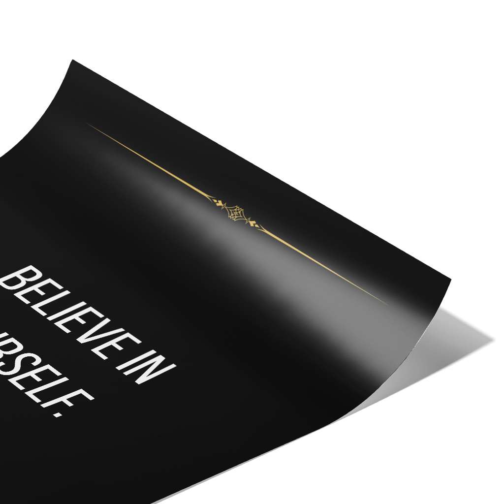 Believe in yourself - Poster