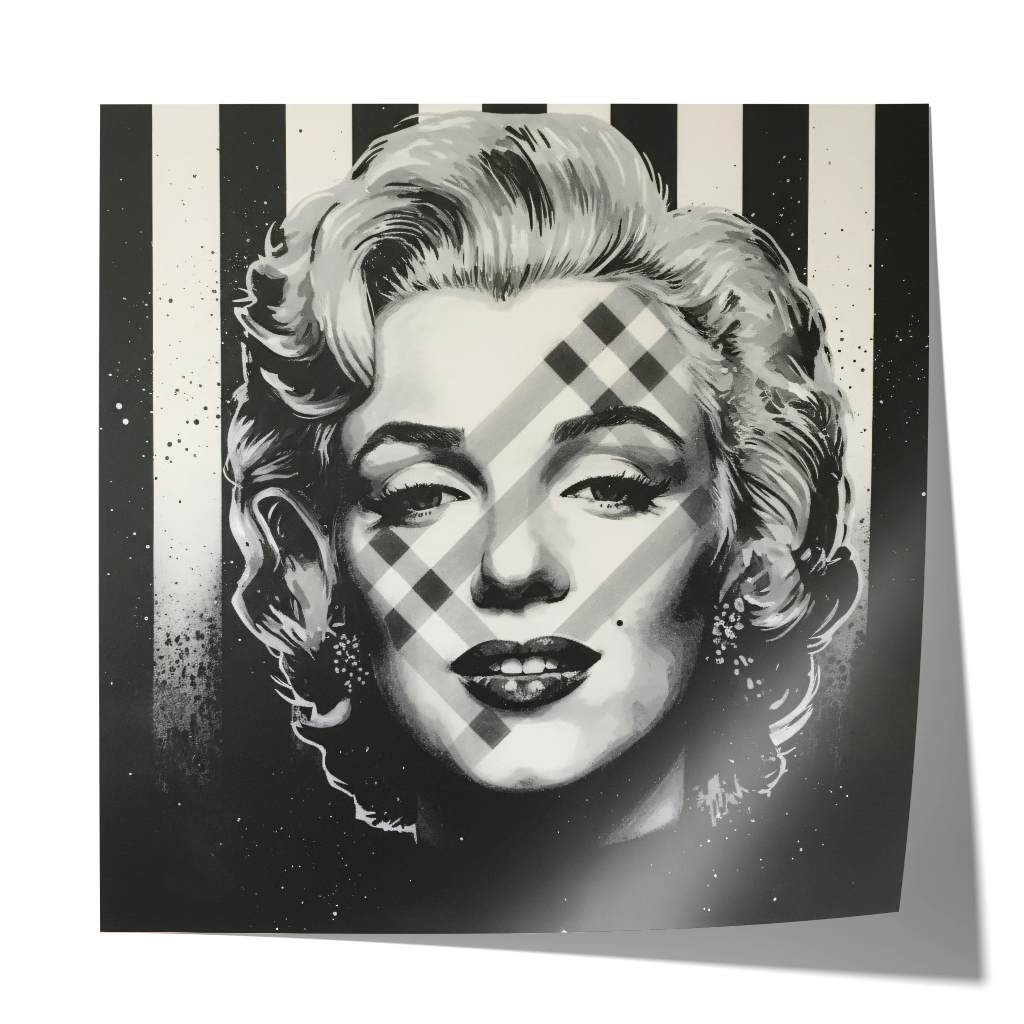 Monochrome Marilyn - Poster