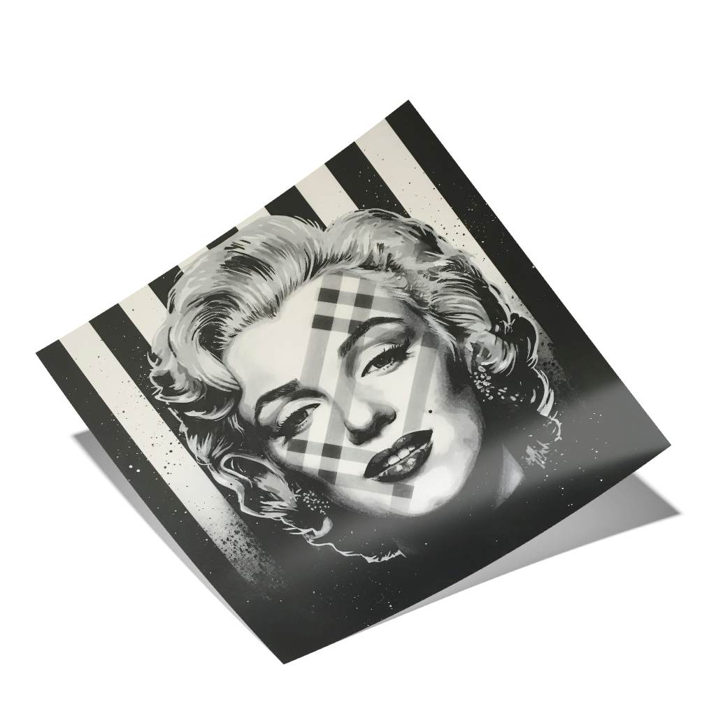 Monochrome Marilyn - Poster