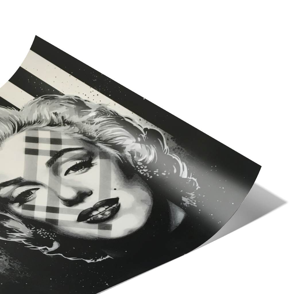 Monochrome Marilyn - Poster