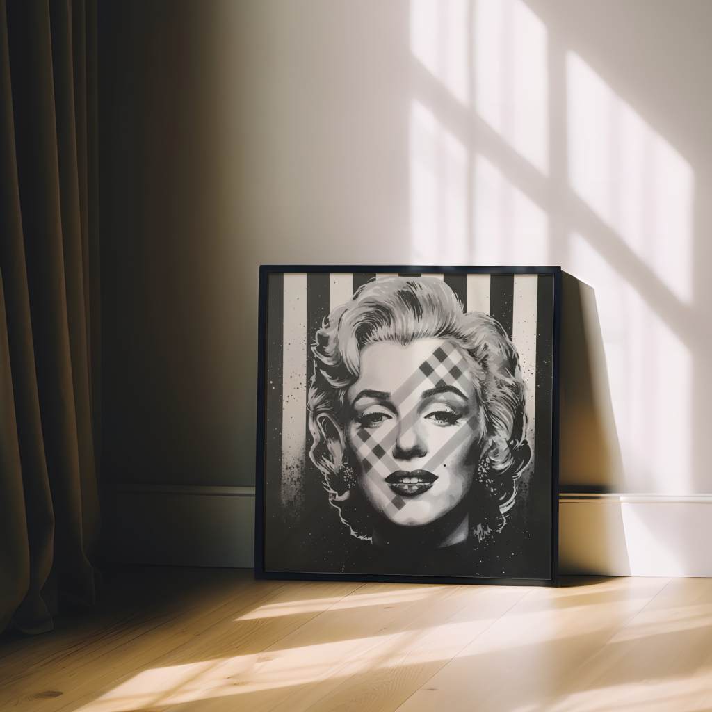 Monochrome Marilyn - Poster