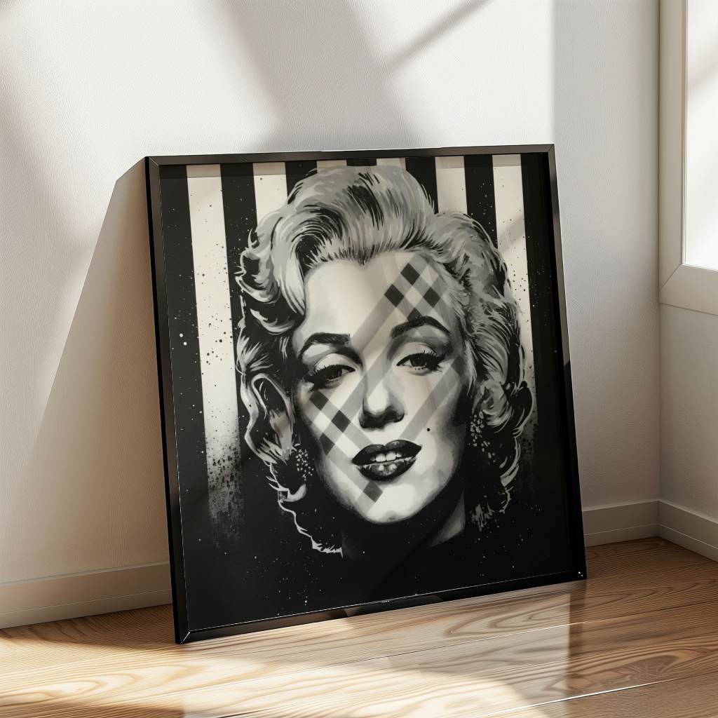 Monochrome Marilyn - Poster