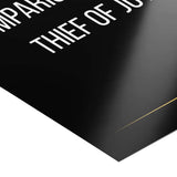 Comparison is the thief of joy - Poster