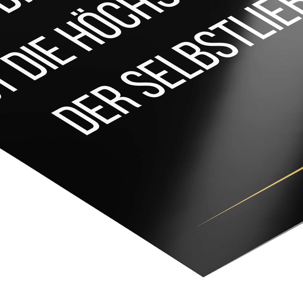 Discipline is the highest form of self love - Poster