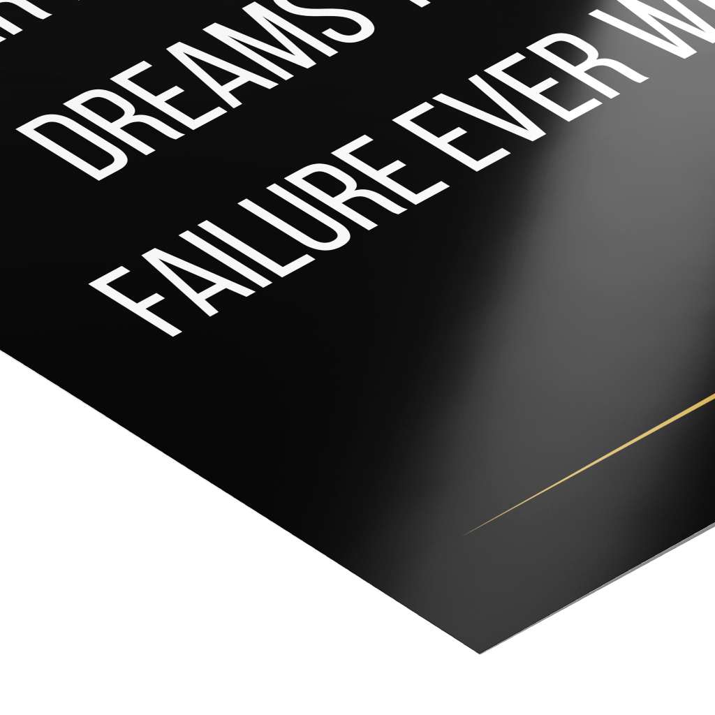 Fear kills more dreams than failure ever will - Poster