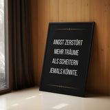 Fear kills more dreams than failure ever will - Poster