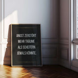 Fear kills more dreams than failure ever will - Poster