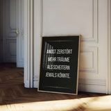 Fear kills more dreams than failure ever will - Poster