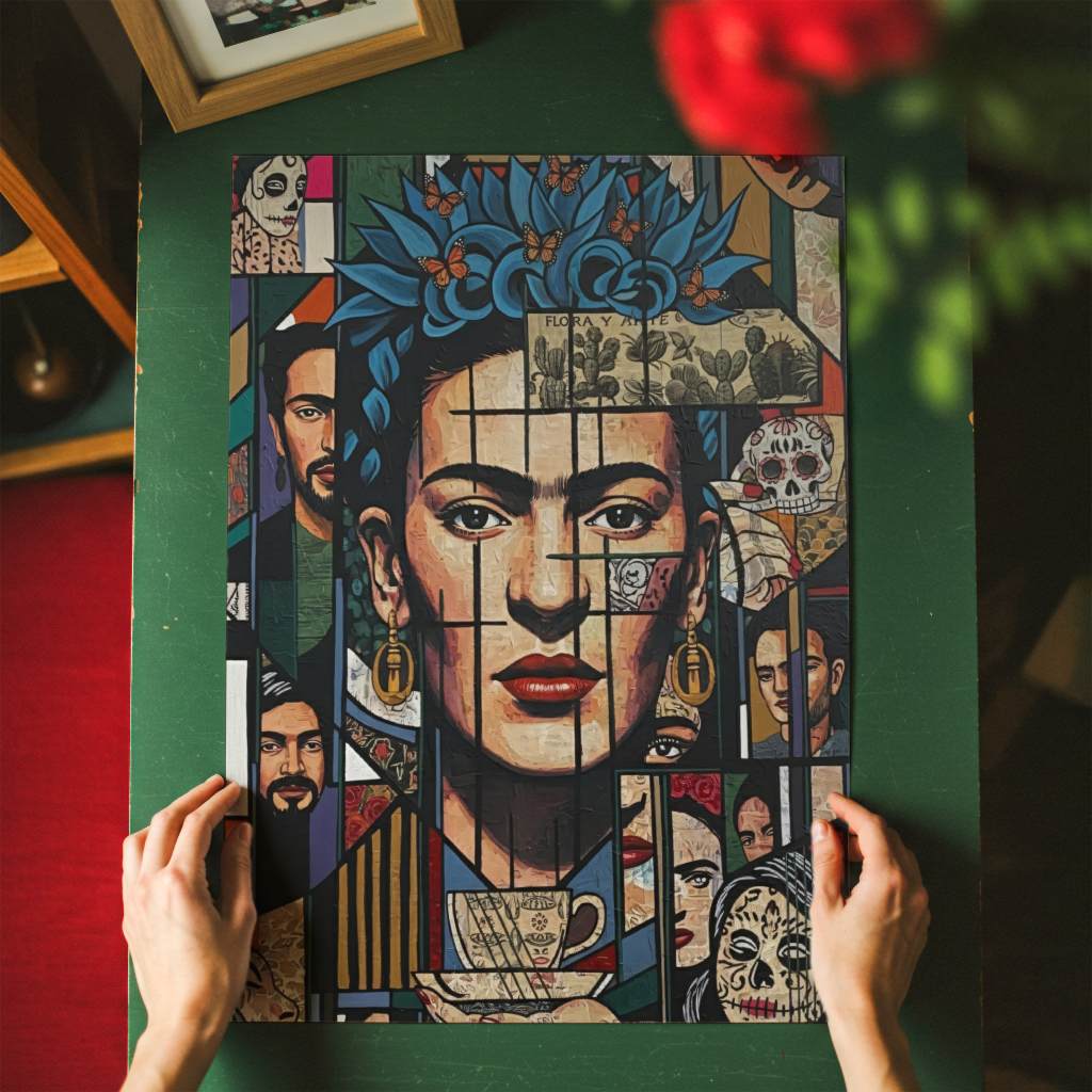 Frida Kahlo - Flora &amp; Arte - Poster
