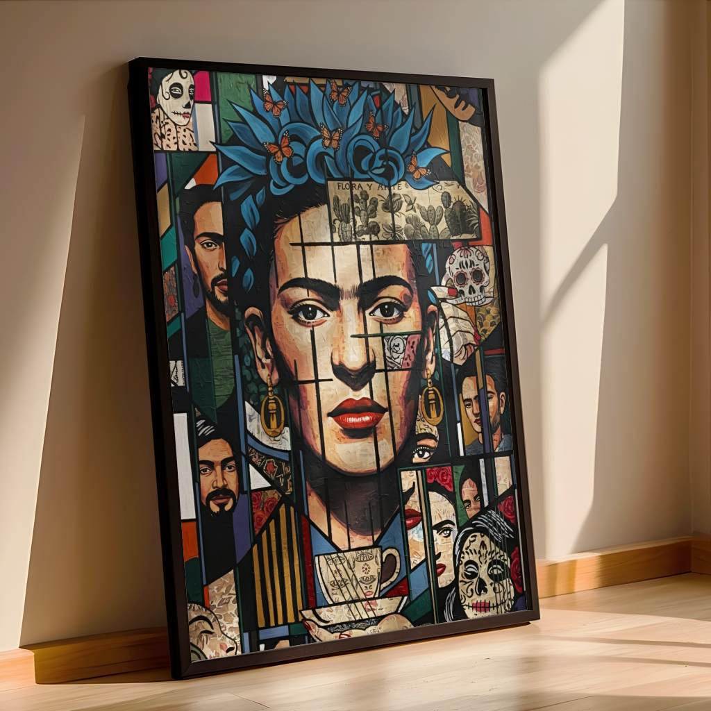 Frida Kahlo - Flora &amp; Arte - Poster