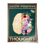 Grow positive thoughts 1 - Poster