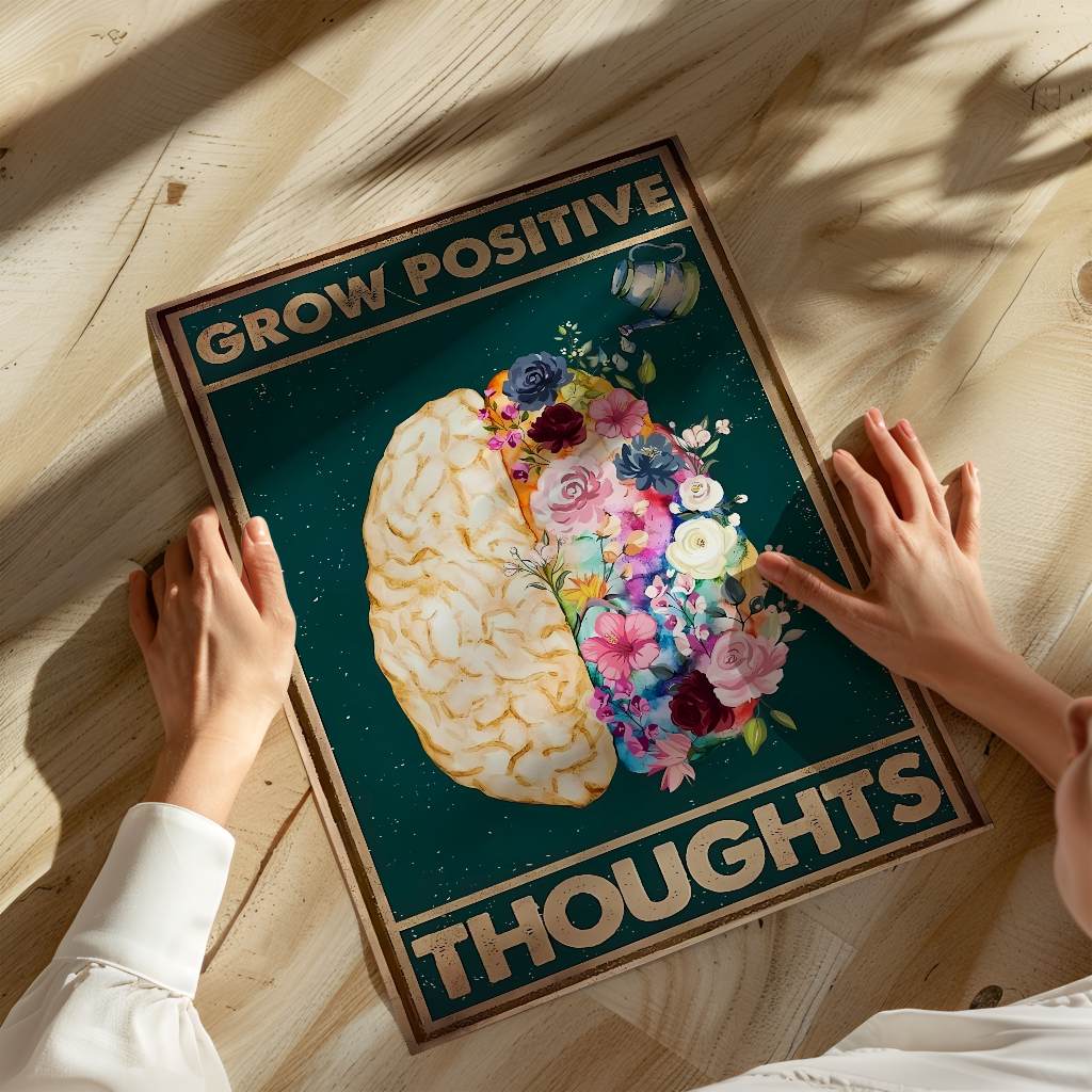 Grow positive thoughts 1 - Poster