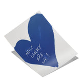 How lucky are we - heart - poster