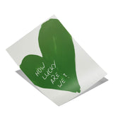 How lucky are we - heart - poster