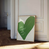 How lucky are we - heart - poster