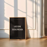 Let your actions speak - Poster