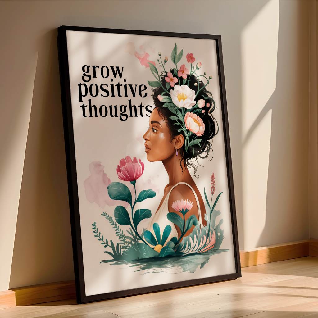Grow positive thoughts 2 - Poster
