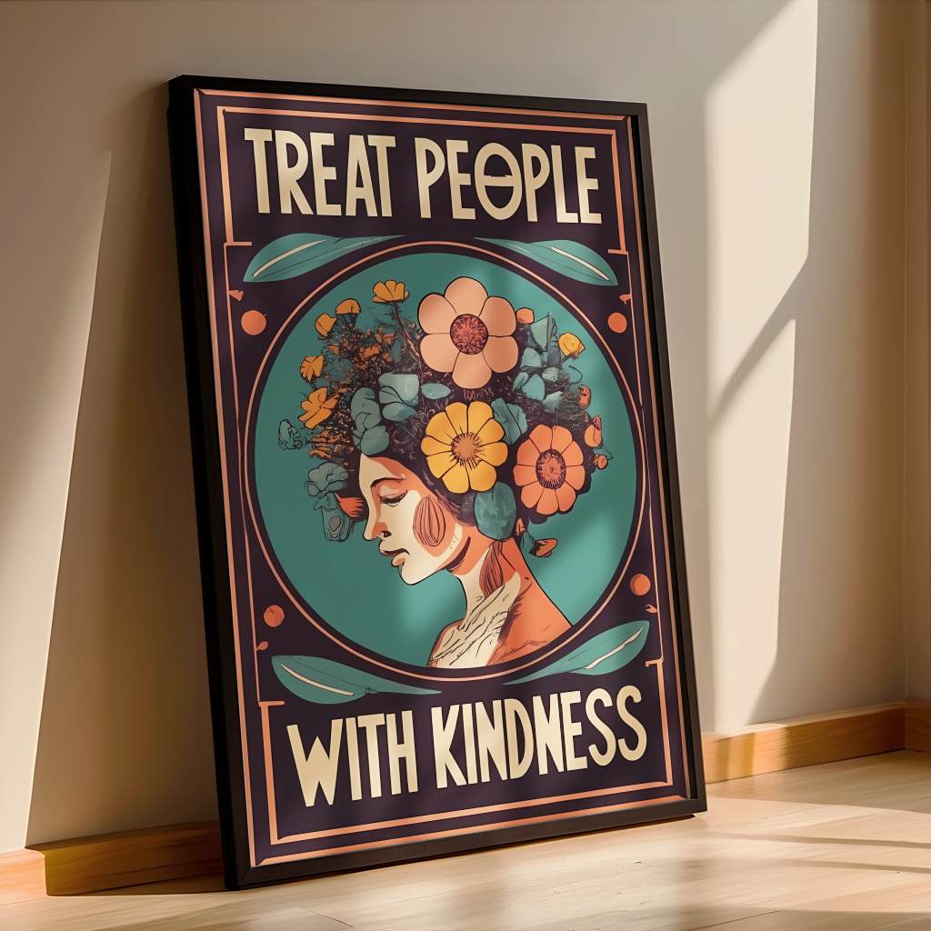 Treat people with kindness 1 - Poster
