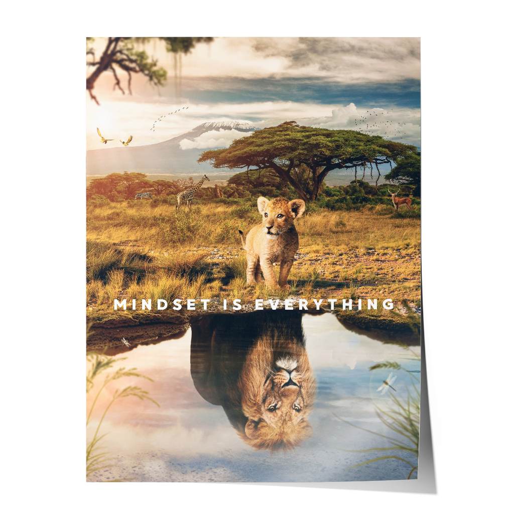 Mindset is everything #Afrika - Poster