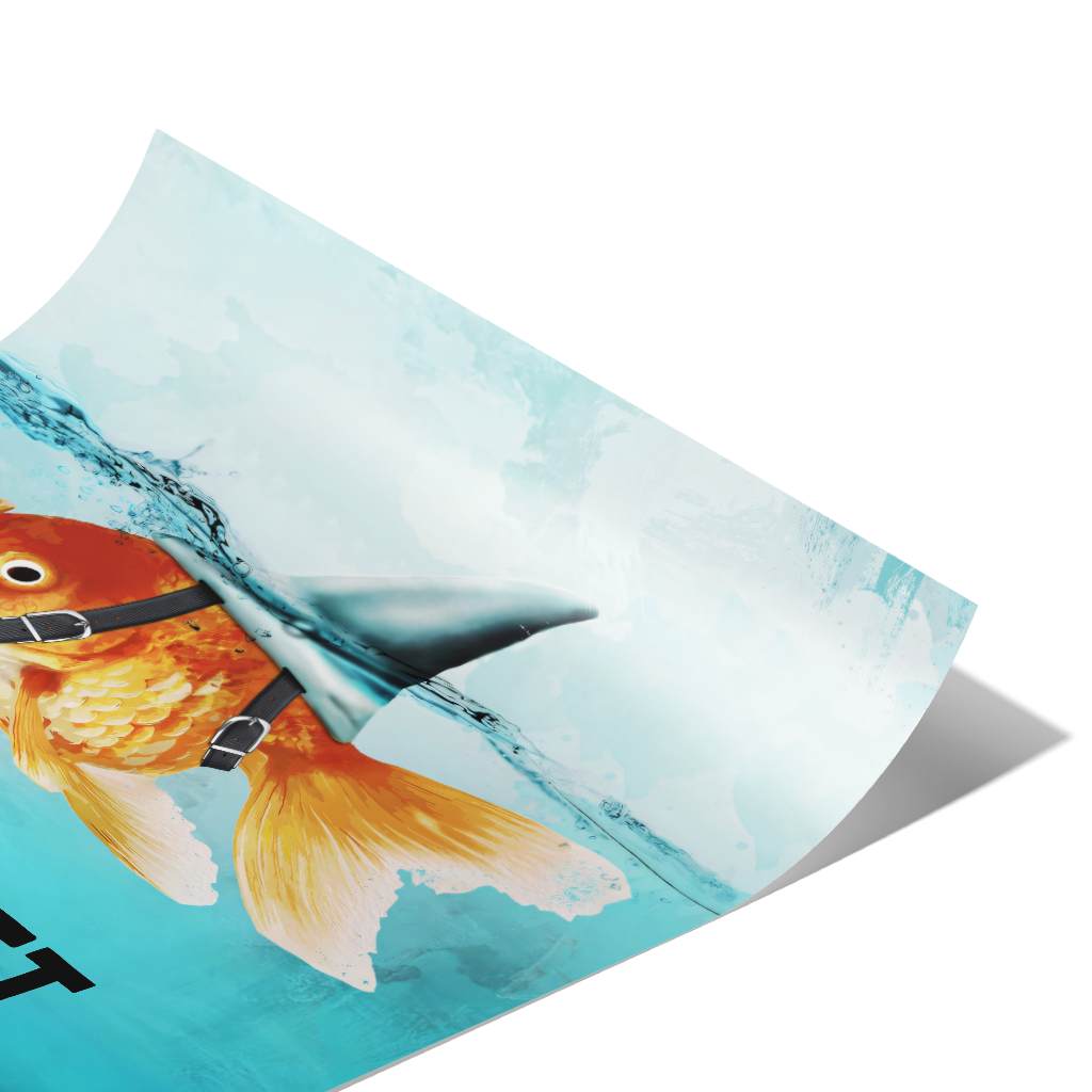 Mindset is everything #Goldfisch - Poster