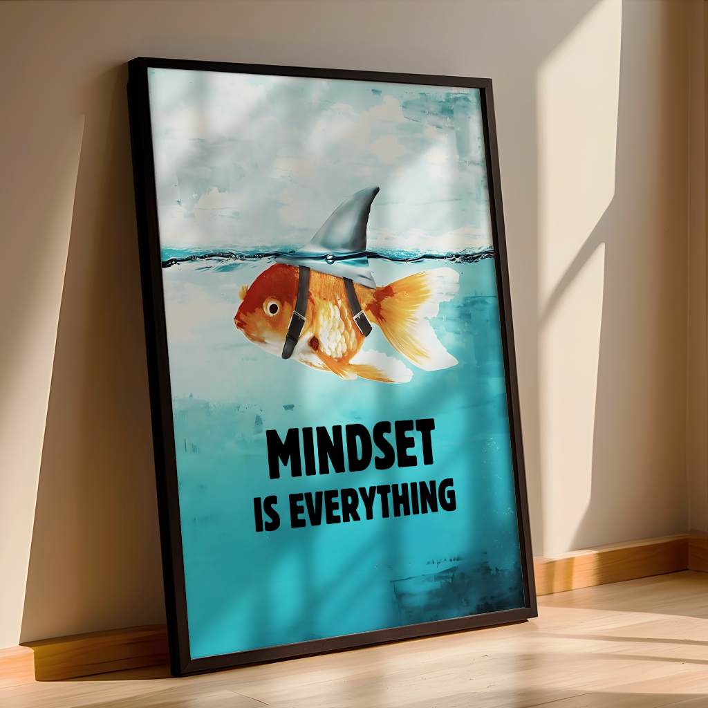 Mindset is everything #Goldfish - Poster