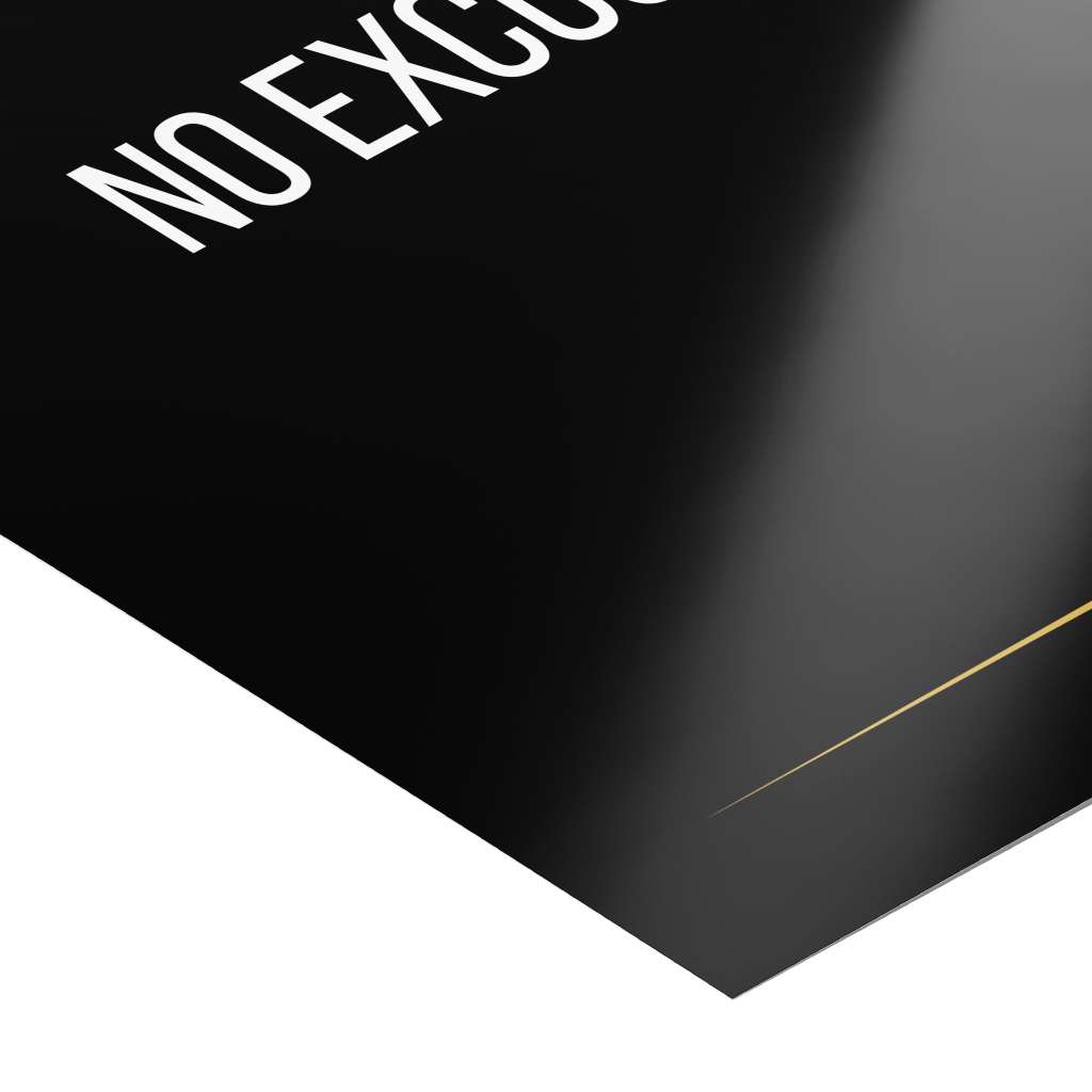 No Excuses - Poster