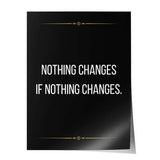Nothing changes if nothing changes - Poster