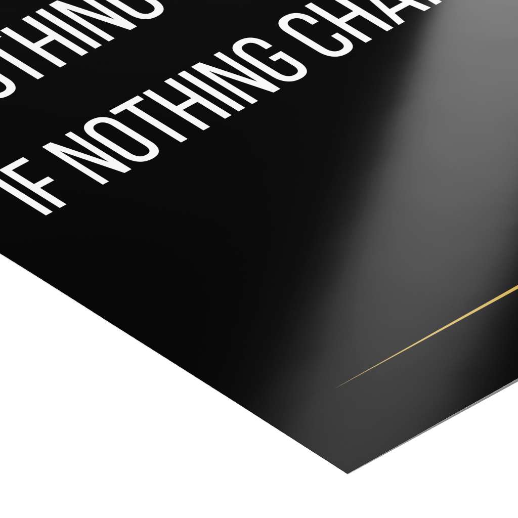 Nothing changes if nothing changes - Poster