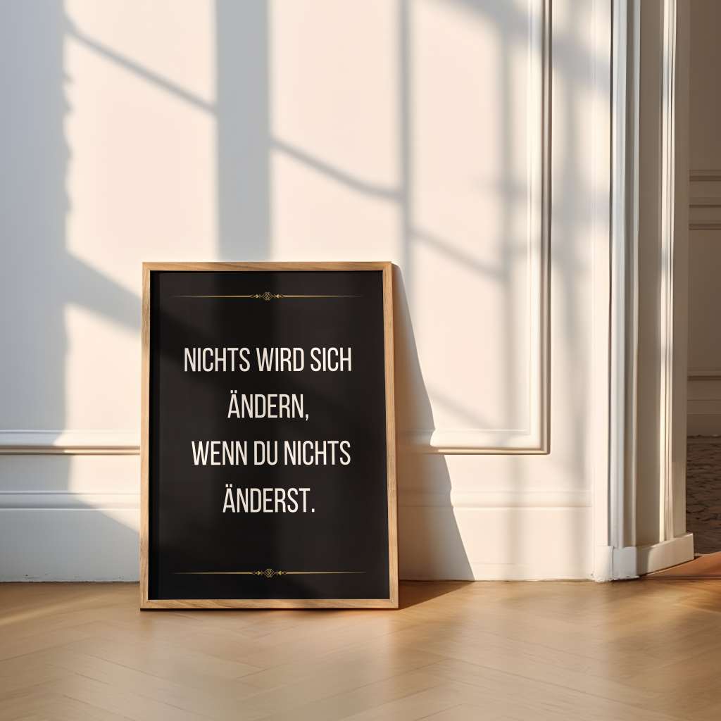 Nothing changes if nothing changes - Poster