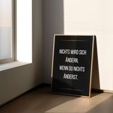Nothing changes if nothing changes - Poster
