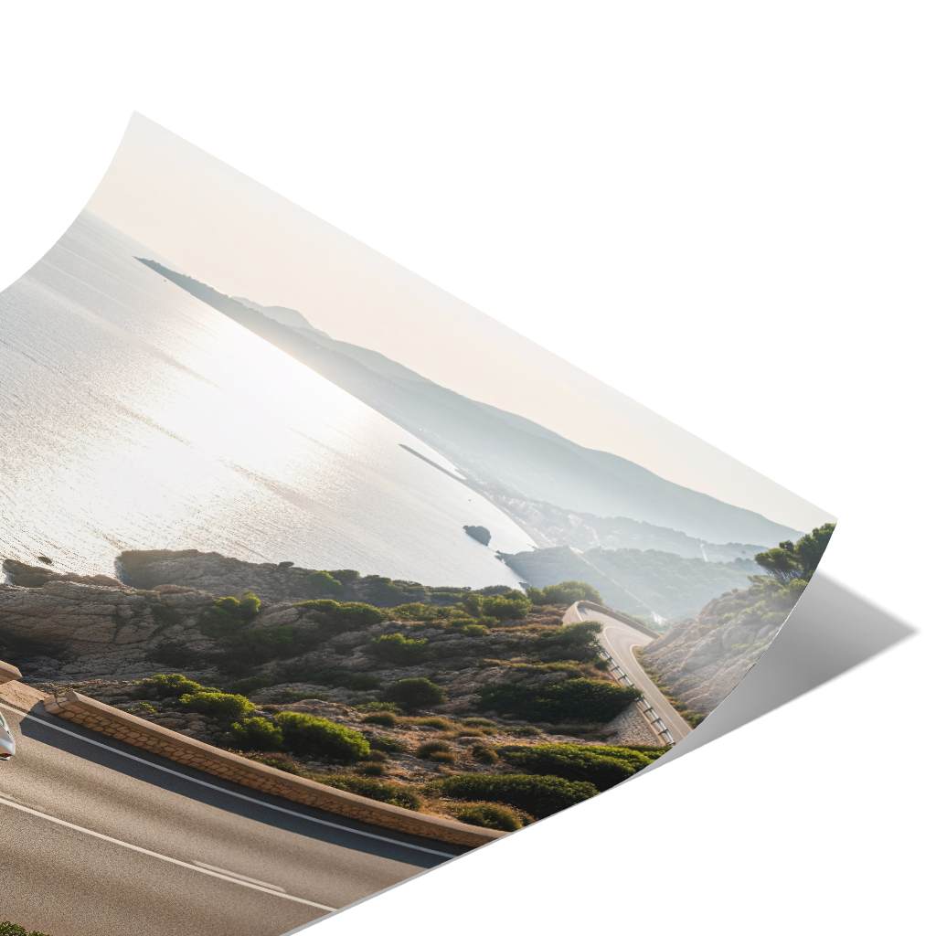 Porsche 911 - Amalfi Coast - Poster