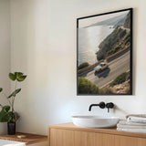 Porsche 911 - Amalfi Coast - Poster