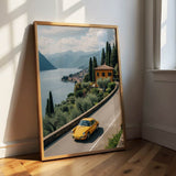 Porsche 911 - Comer See - Poster