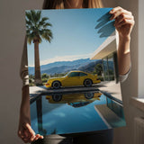 Porsche 911 in gelb - Poster