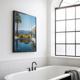 Porsche 911 in gelb - Poster