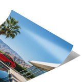 Porsche 911 in red - Poster