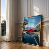 Porsche 911 in red - Poster