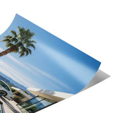 Porsche 911 in white - Poster