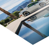 Porsche 911 in white - Poster