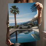 Porsche 911 in weiß - Poster