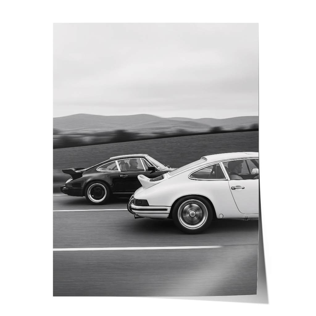 Porsche 911 Race 1 - Poster