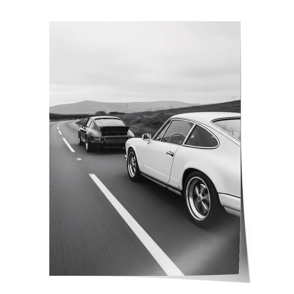 Porsche 911 Race 3 - Poster
