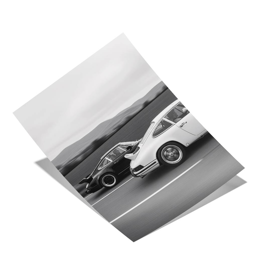 Porsche 911 Race 1 - Poster