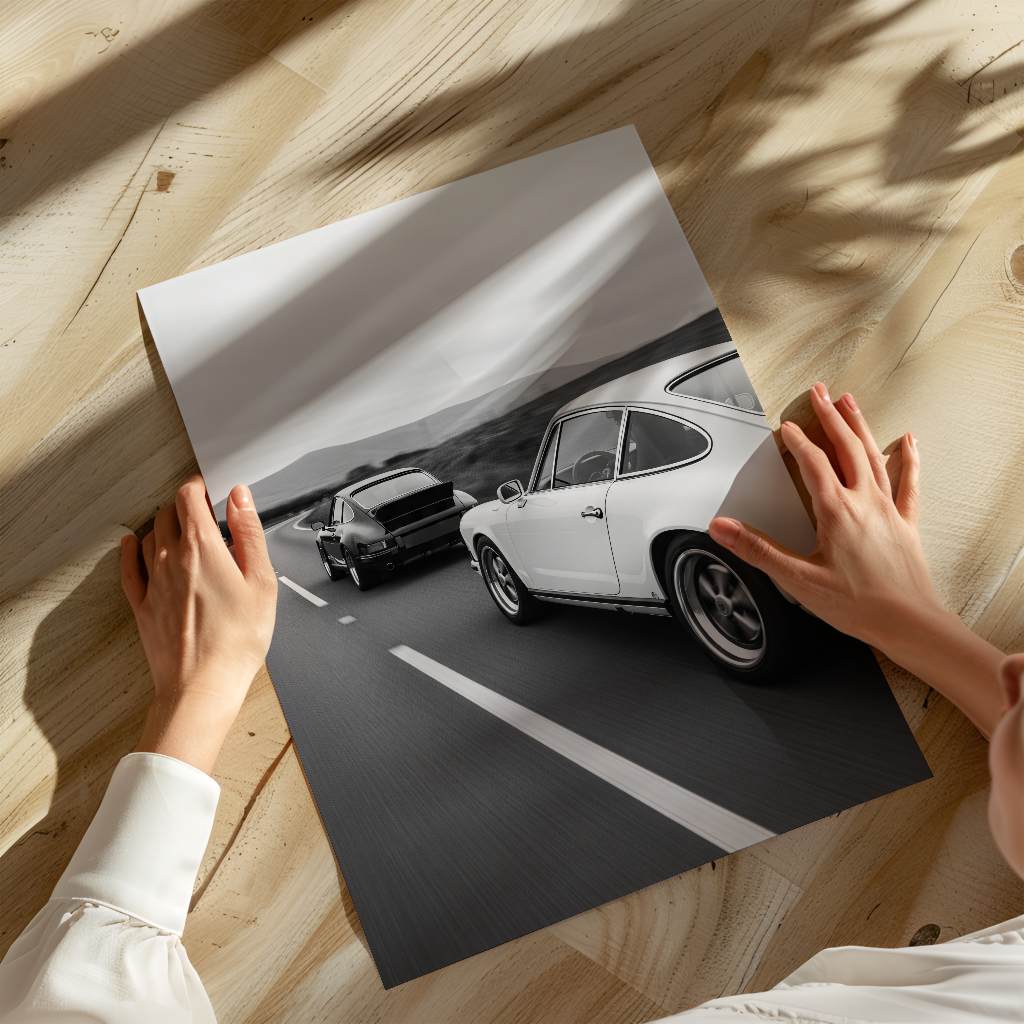 Porsche 911 Race 3 - Poster