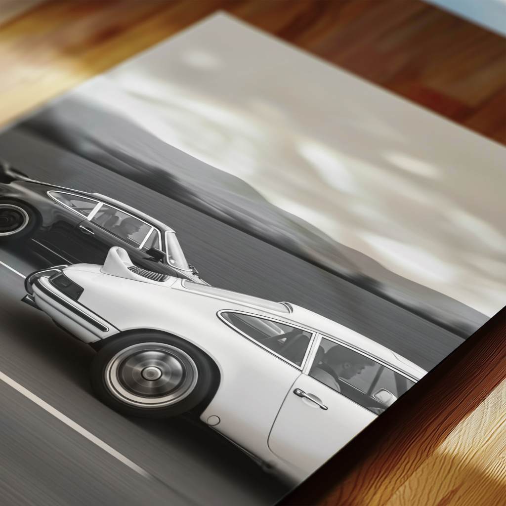 Porsche 911 Race 1 - Poster