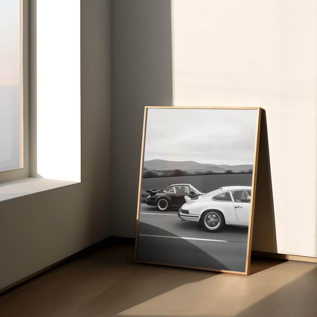 Porsche 911 Race 1 - Poster