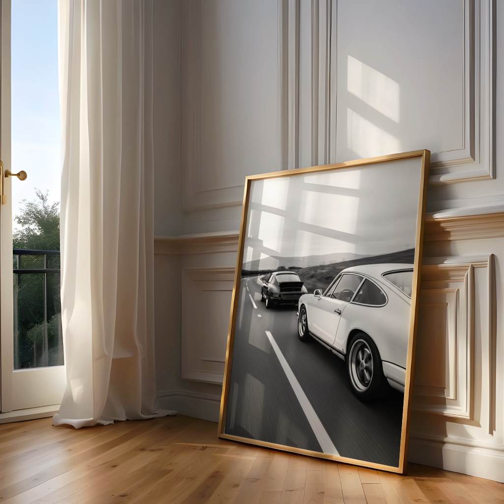 Porsche 911 Race 3 - Poster